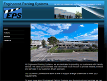 Tablet Screenshot of engineeredparkingsystems.com